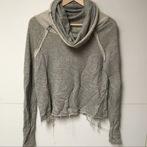 Distressed Cropped Sweater